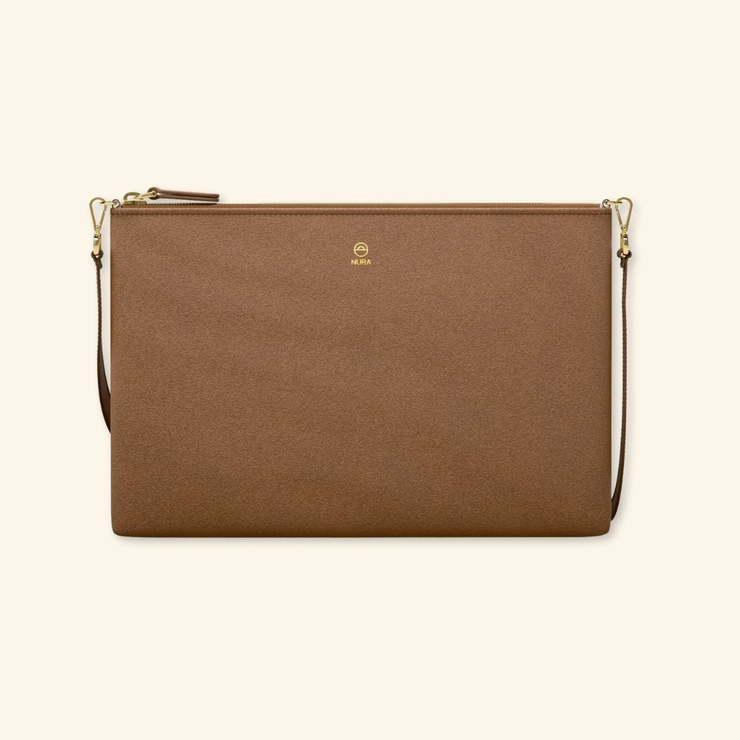 Serraje Clay | Bolso de piel para mujer | Con Tira ajustable