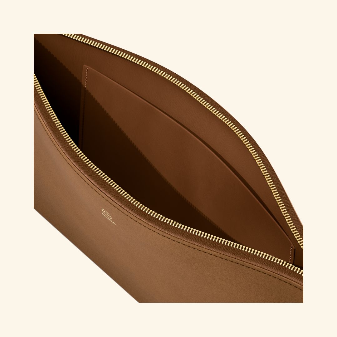 Serraje Clay | Bolso de piel para mujer | Con Tira ajustable