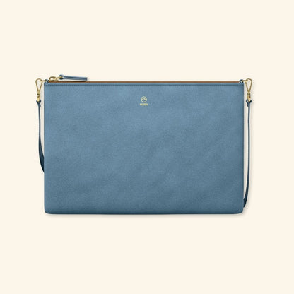 Serraje Cobalto | Bolso de piel para mujer | Con Tira ajustable