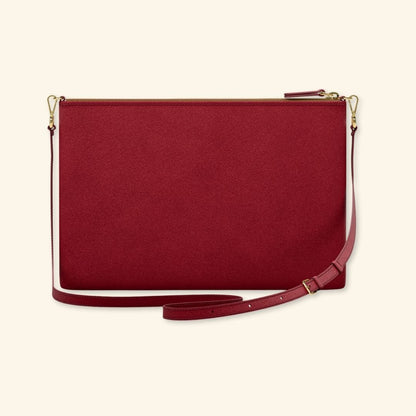 Serraje Red Fire | Bolso de piel para mujer | Con Tira ajustable