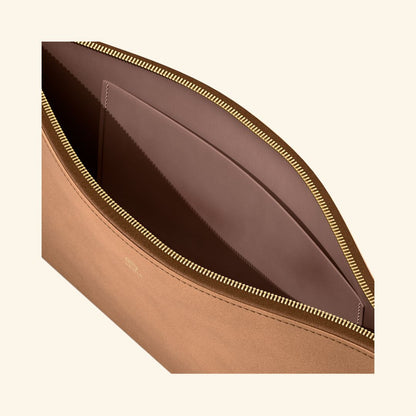 Serraje Salmón | Bolso de piel para mujer | Con Tira ajustable